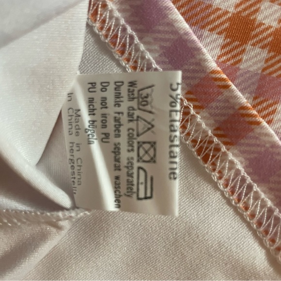 Jack Smith golf shirt, Size Large multi color with front zipper and long sleeves - Picture 8 of 9